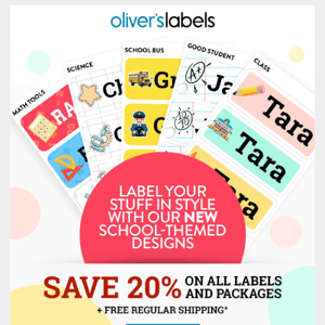 ⏰ Our Summer Sale ends Today ⏰ - Oliver's Labels