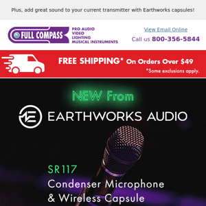 New, Amazing Vocal Microphone from Earthworks