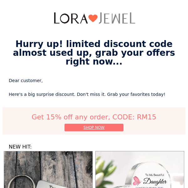 Hurry up! limited discount code almost used up, grab your offers right now...