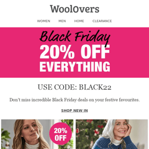 20% Off Everything | Black Friday Is Here!