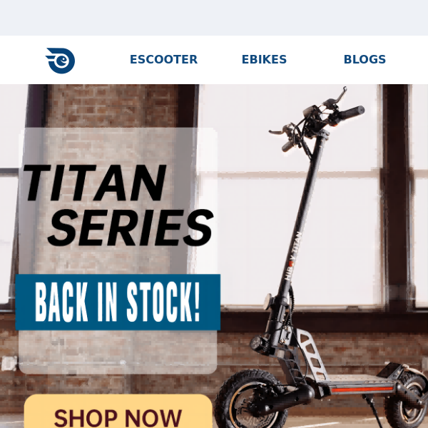 TITAN series 🚨 BACK IN STOCK