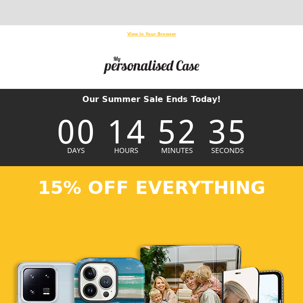 Our Summer Sale Ends Today!