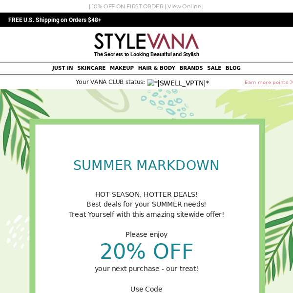 Stylevana Coupon Codes → 70% off (29 Active) July 2022