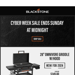 Hurry! Cyber Week Sale Ends Tomorrow