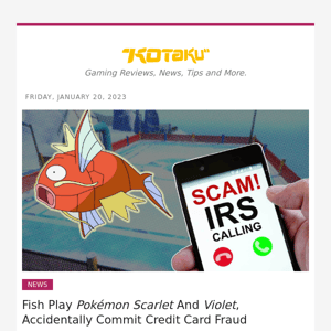 Fish Play Pokémon Scarlet And Violet, Accidentally Commit Credit Card Fraud