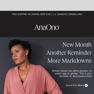 New Month, Another Reminder, More Markdowns