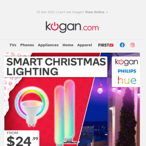💡 Deck the Halls with Smart Lighting from $24.99
