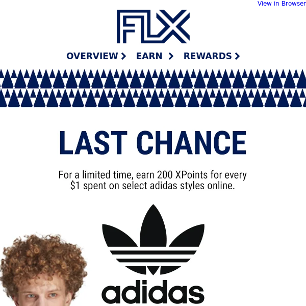 LAST CHANCE: 2x XPoints on adidas ✌🏽