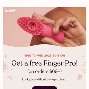 *FREE* FINGER PRO SPIN TO WIN DEAL