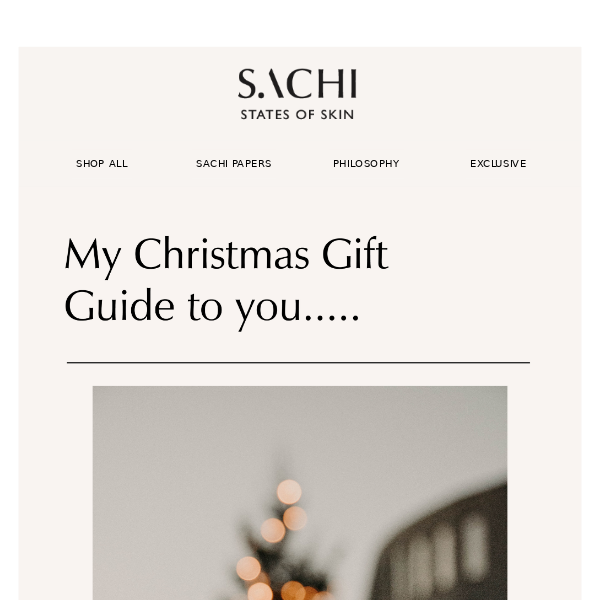 My Christmas Gift Guide to you...