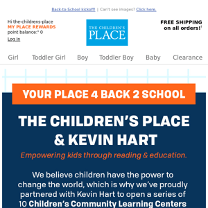 The Children’s Place X Kevin Hart