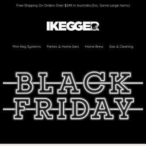 Black Friday At iKegger