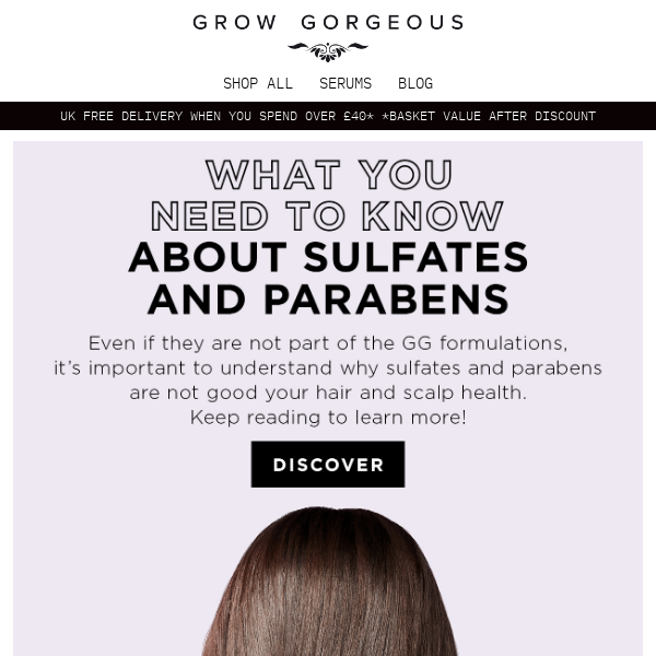 Unveiling the Truth: Sulfates and Parabens in Grow Gorgeous Products
