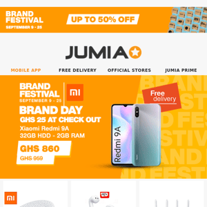 Get an extra GHS25 off already discounted items on the Xiaomi store📱
