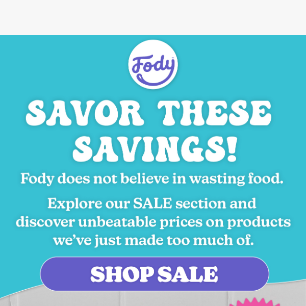 Embrace sustainable shopping & savor the savings 🌍 💜