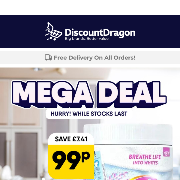 Start Your Week With Mega Deal!