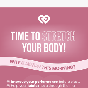 Stretch your body with me this morning!