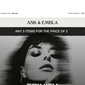 [Trinity Exclusive] Get 3 for the price of 2