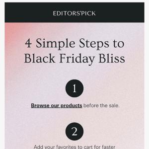 How to get what you want this Black Friday