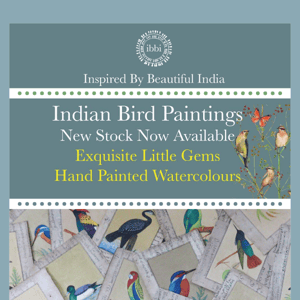 Indian Bird Paintings | New Stock