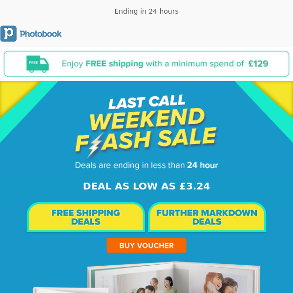 Last call on Weekend Flash Sale ⚡
