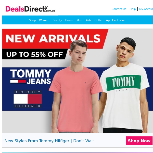 NEW & Restocked! Tommy Hilfiger Men's Apparel Up To 55% Off