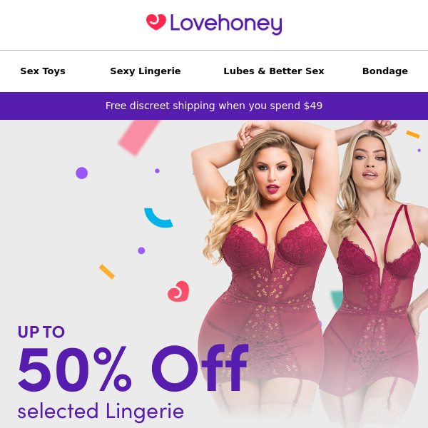 Up to 50% OFF Lingerie 💖