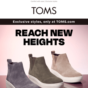 Platform sneakers with rich suede uppers