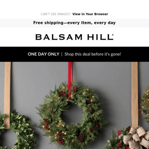 Deal of the Day: $79 Wreaths