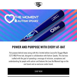 Meet the All-New Love the Moment MLB Prime Bat