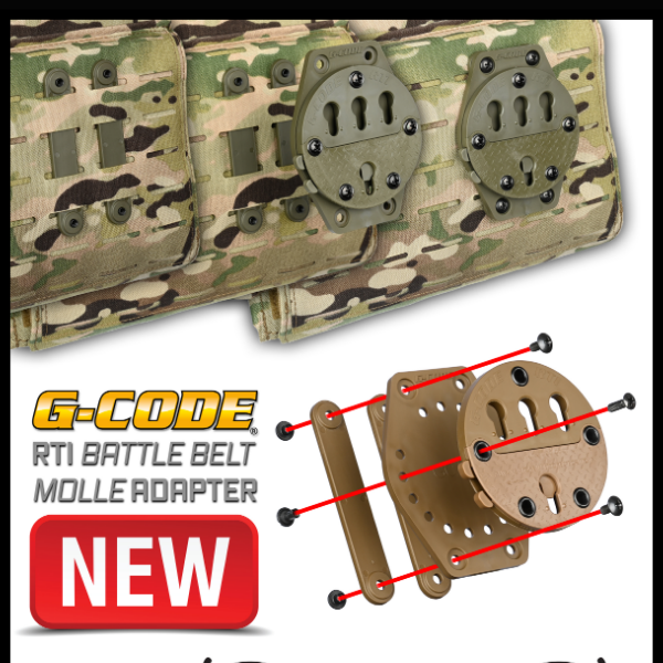 ALL NEW RTI Battle Belt Molle Adapter Now Available!