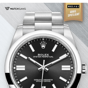 GRAIL SPOTLIGHT: Spin for a Rolex Oyster Perpetual now on The Wheel!