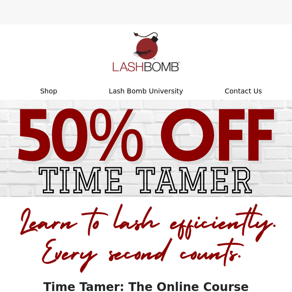 50% off Time Tamer + MORE!