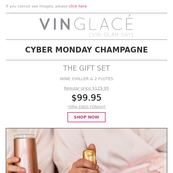 Vinglacé Champagne Gift Set