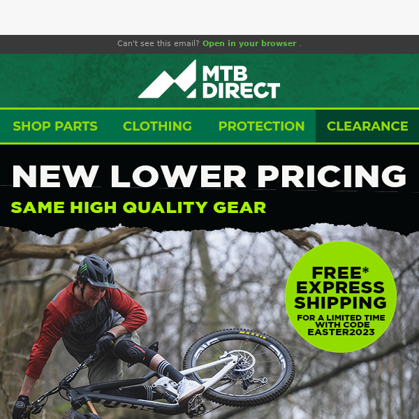 Same Great Gear, New Lower Pricing!