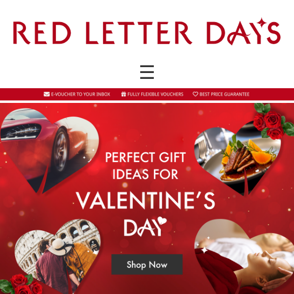 Find your perfect gift for Valentine's Day