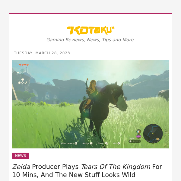 The Legend Of Zelda: Tears Of The Kingdom: The Kotaku Review