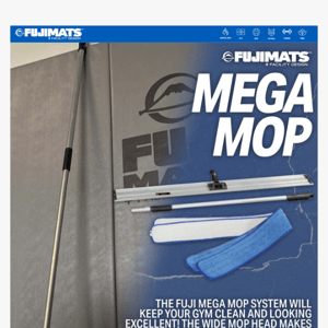 The FUJI Mega Mop is the perfect way to keep your gym clean!