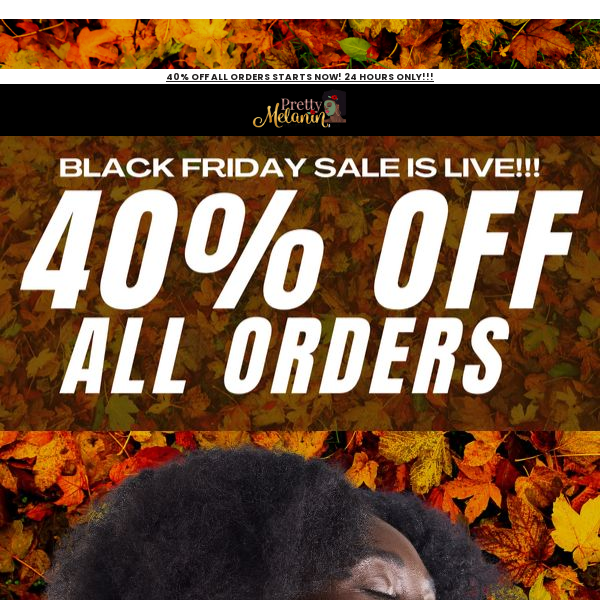 40% Off All Orders Starts NOW!!! 24 HOURS ONLY!!!