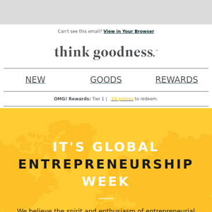 Enjoy 30% OFF for Global Entrepreneurship Week! 🌐