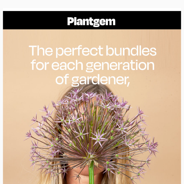 these generational garden bundles are spot on 🌷