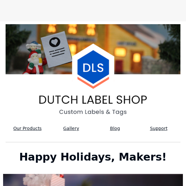 🎁 Give the gift of custom clothing labels!