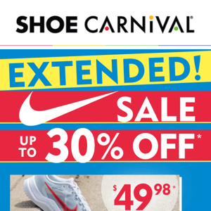 EXTENDED: Nike up to 30% off
