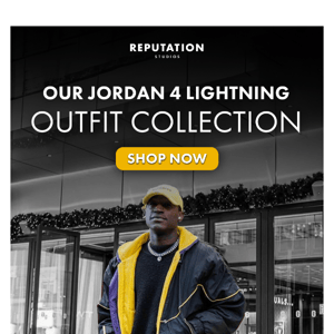 ⚡ Reputation x Jordan 4 Lightning Fits ⚡