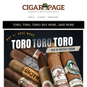 Toro Tuesday! $19.99 mix-n-match bonus