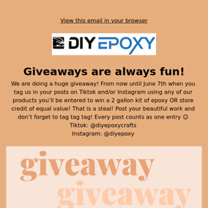 Giveaway!!!!!