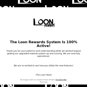 Loon Rewards Is Live!