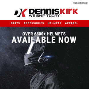 Shop only the best of the best Sport Bike Helmets at Denniskirk.com