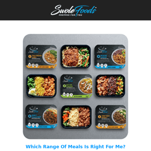 Which Range Of Meals Is Right For Me?
