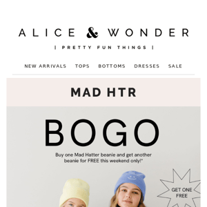 ✌🏻Buy One Beanie, Get One FREE✌🏻- Mad Hatter BOGO